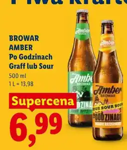 Lidl Piwo Amber Po Godzinach Sour oferta