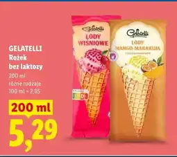 Lidl Rożek Gelatelli bez laktozy mango-marakuja oferta