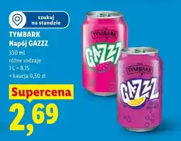 Lidl Napój Gazzz Tymbark oferta
