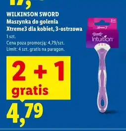 Lidl Maszynka do golenia Wilkinson Sword Xtreme3 dla kobiet 3-ostrzowa oferta