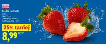Lidl Truskawki polskie oferta