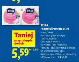 Lidl Podpaski Perfecta Ultra Bella rose 20szt oferta