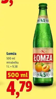 Lidl Piwo Łomża mirabelka oferta