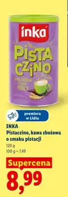 Lidl Kawa zbożowa o smaku pistacji Pistaczino Inka oferta