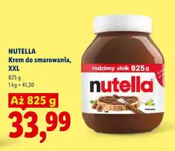 Lidl Krem do smarowania XXL Nutella oferta