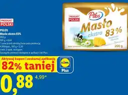 Lidl Masło ekstra 83% oferta
