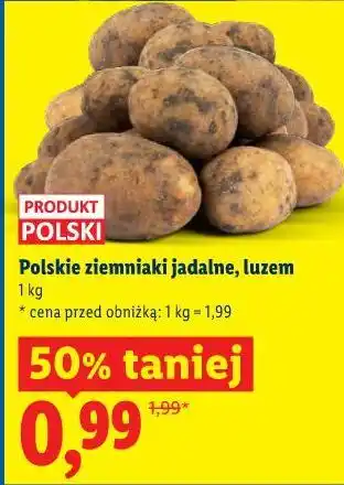 Lidl Polskie ziemniaki jadalne, luzem oferta