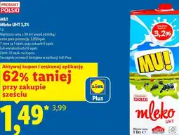 Lidl Mleko UHT 3,2% oferta