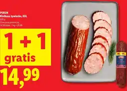 Lidl Kiełbasa żywiecka, XXL oferta
