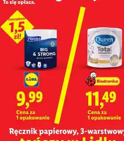 Lidl Ręcznik papierowy, 3-warstwowy Floralys oferta