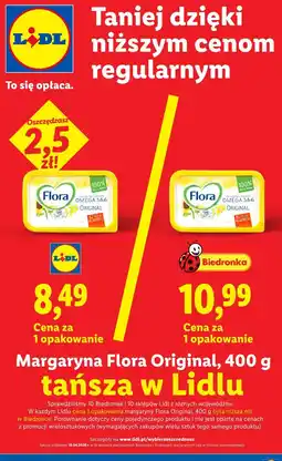 Lidl Margaryna Flora Original oferta