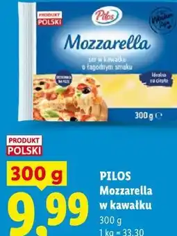 Lidl Pilos Mozzarella w kawałku oferta