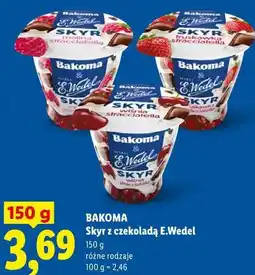 Lidl BAKOMA Skyr z czekoladą E.Wedel oferta