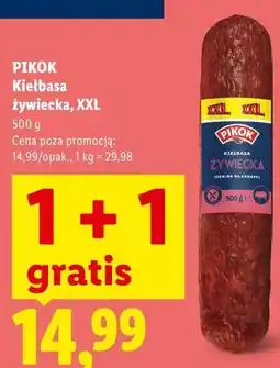 Lidl PIKOK Kiełbasa żywiecka, XXL oferta