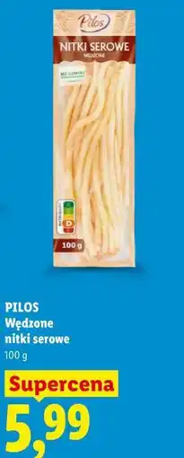 Lidl PILOS Wędzone nitki serowe oferta