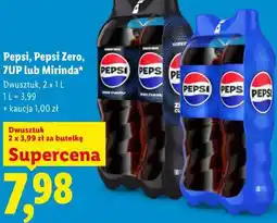 Lidl Pepsi, Pepsi Zero, 7UP lub Mirinda Dwusztuk oferta