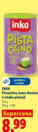 Lidl INKA Pistaczino, kawa zbożowa o smaku pistacji oferta