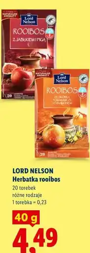 Lidl LORD NELSON Herbatka rooibos oferta