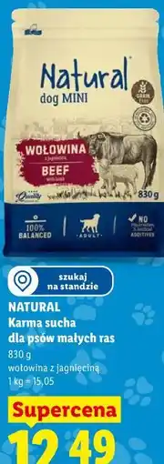 Lidl Karma sucha dla psów małych ras oferta