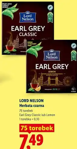 Lidl LORD NELSON Herbata czarna oferta