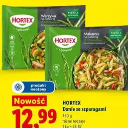 Lidl HORTEX Danie ze szparagami oferta