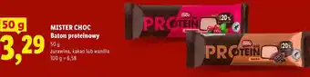 Lidl Baton proteinowy Mister Choc oferta