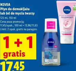 Lidl NIVEA Płyn do demakijażu lub żel do mycia twarzy oferta