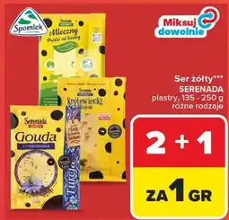 Carrefour Market Ser żółty*** SERENADA plastry, 135 - 250 g różne rodzaje oferta