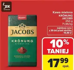 Carrefour Market Kawa mielona KRÖNUNG JACOBS oferta