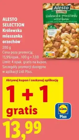 Lidl ALESTO SELECTION Królewska mieszanka orzechów oferta