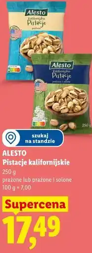 Lidl ALESTO Pistacje kalifornijskie oferta