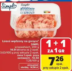 Carrefour Market Łosoś wędzony na gorąco SIMPL oferta