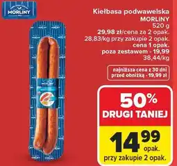 Carrefour Market Kiełbasa podwawelska MORLINY oferta