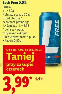 Lidl Lech Free 0,0% oferta