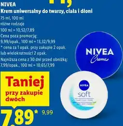 Lidl NIVEA Krem uniwersalny do twarzy, ciała i dłoni oferta