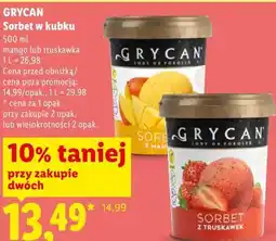 Lidl Sorbet w kubku oferta