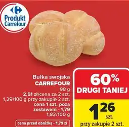 Carrefour Market Bułka swojska CARREFOUR oferta