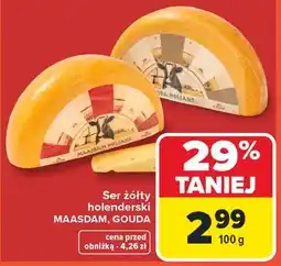 Carrefour Market Ser żółty holenderski MAASDAM, GOUDA oferta