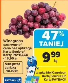 Carrefour Market Winogrona czerwone oferta
