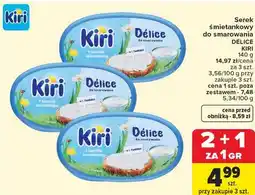 Carrefour Market Serek śmietankowy do smarowania DÉLICE KIRI oferta
