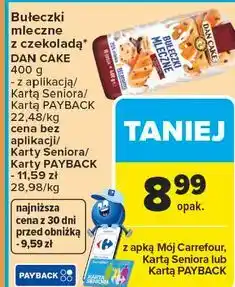 Carrefour Market Bułeczki mleczne z czekoladą DAN CAKE oferta