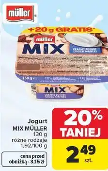 Carrefour Market Jogurt MIX MÜLLER oferta