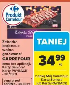 Carrefour Market Żeberka barbecue wolno gotowane oferta