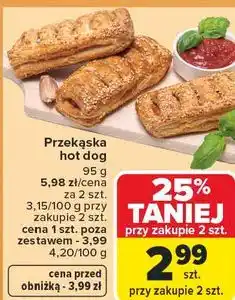 Carrefour Market Przekąska hot dog oferta