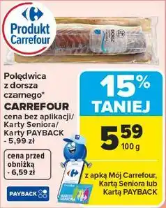 Carrefour Market Polędwica z dorsza czarnego CARREFOUR oferta