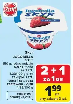 Carrefour Market Skyr JOGOBELLA ZOTT oferta