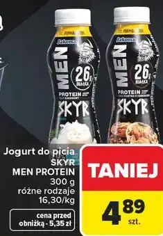 Carrefour Market Jogurt do picia SKYR MEN PROTEIN oferta