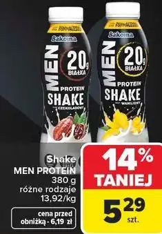 Carrefour Market Shake MEN PROTEIN oferta