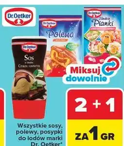 Carrefour Market Wszystkie sosy, polewy, posypki do lodów marki Dr. Oetker oferta