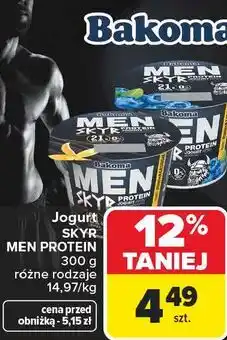 Carrefour Market Jogurt SKYR MEN PROTEIN oferta